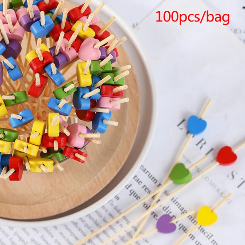 

100 шт., креативный фруктовый знак, один раз, 12 см