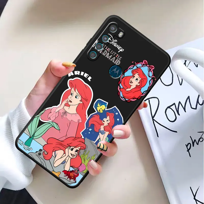 Чехлы для телефонов Disney мягкий чехол Белоснежка Алиса Ариэль Motorola Moto 30 Pro X30 S30 Neo 20