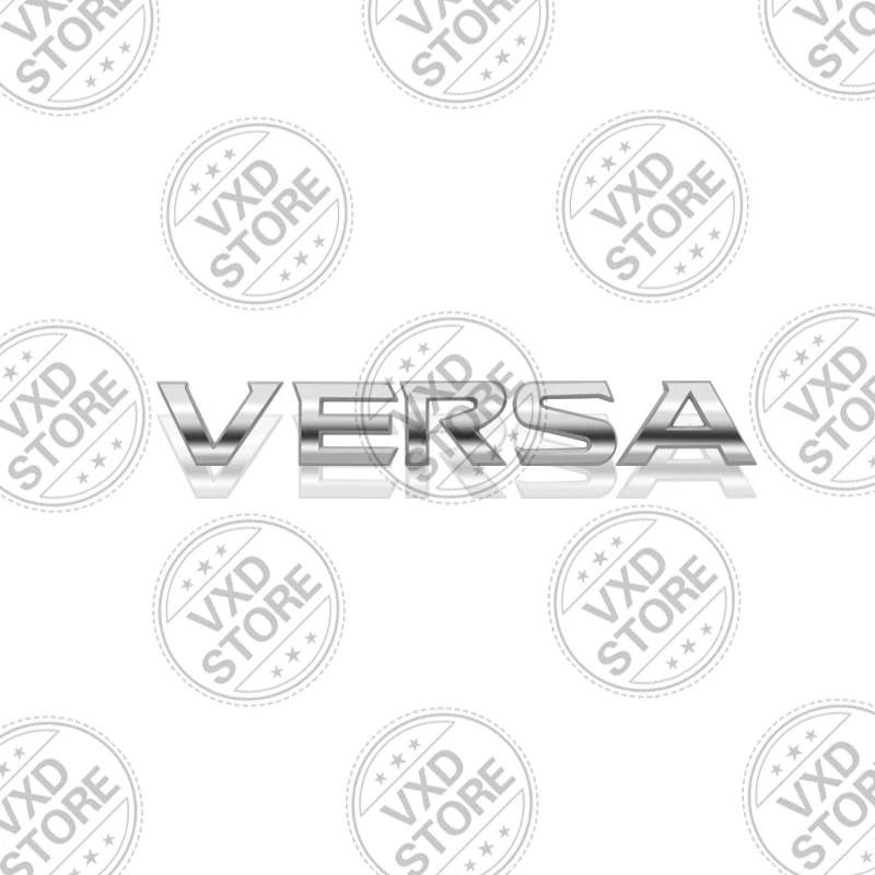 

Для VERSA надпись автомобиля 3D металлические буквы логотип значок наклейка автомобиль задний багажник Алфавит эмблема Стикеры