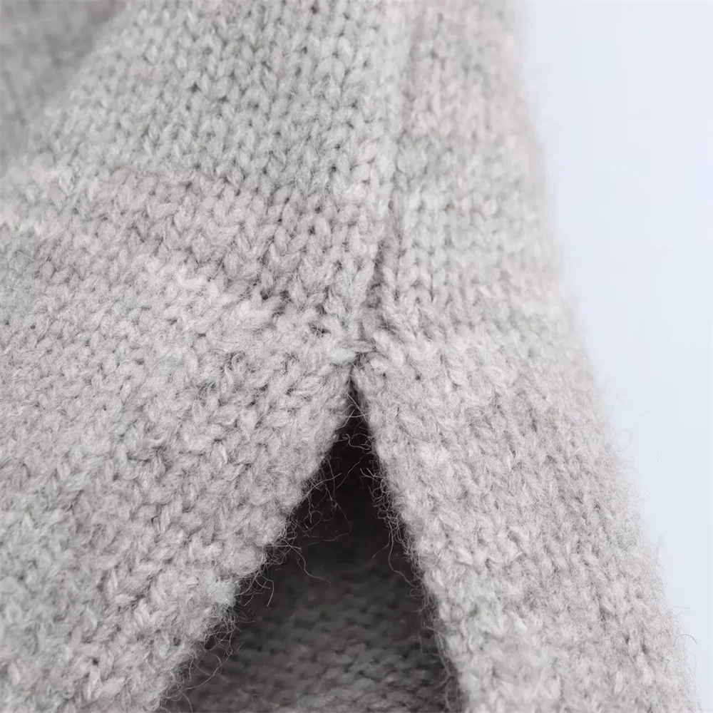 24 осень/зима новая женская одежда простой мягкий свитер с длинными рукавами и