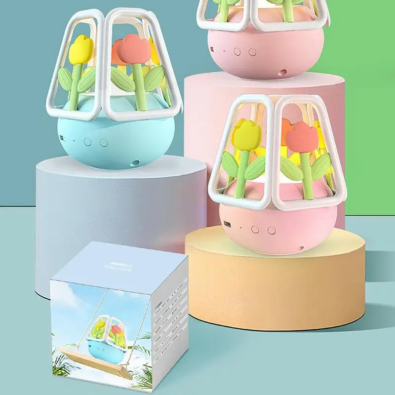 

LED Flower Desk Lamp Bedroom Sleeping Lamp USB Rechargeable Table Lamp Ornaments With 5 Lighting Modes Color Changing Decorative