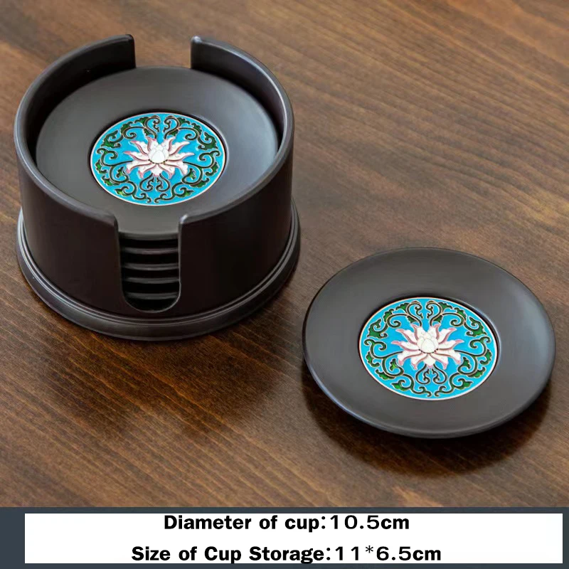 Бакелитовые подставки для чайной чашки наборы эмалированный коврик домашний