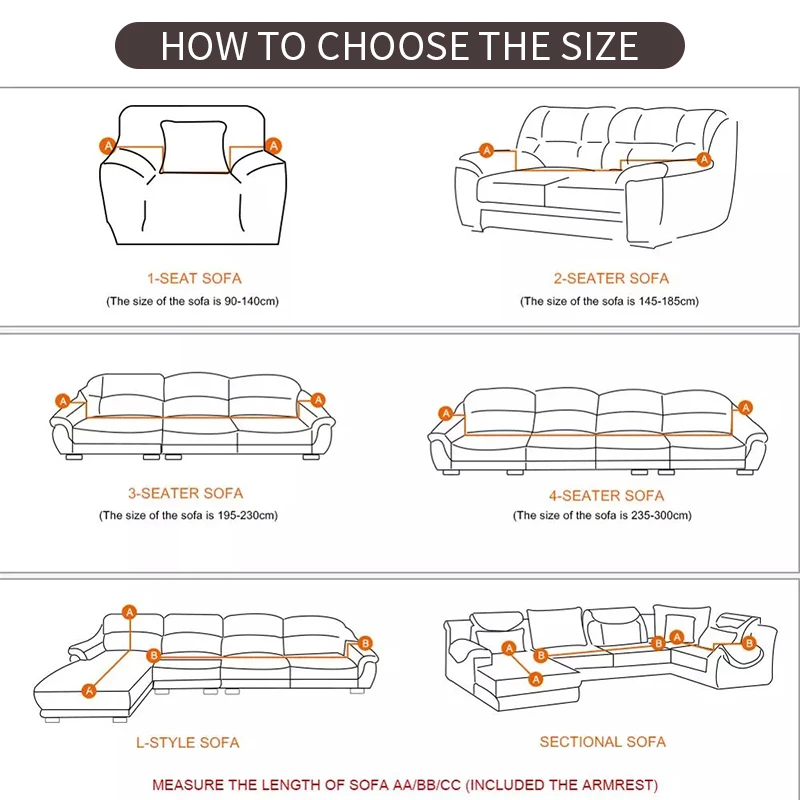 Чехол для дивана в гостиную эластичный чехол углового с принтом L-образный на