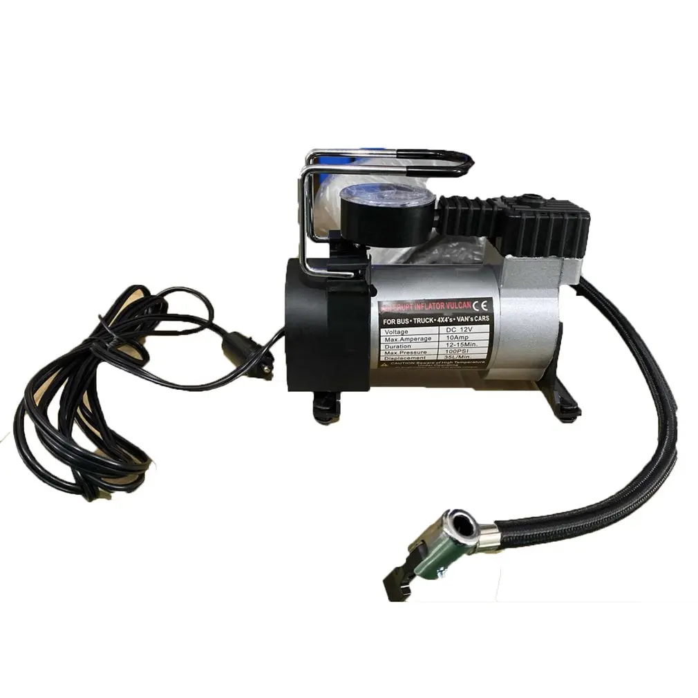 

New 12V Portable Auto Car Electric Air Compressor Tire Inflator Pump for Motorbike B Tire Inflator Pump Car Styling