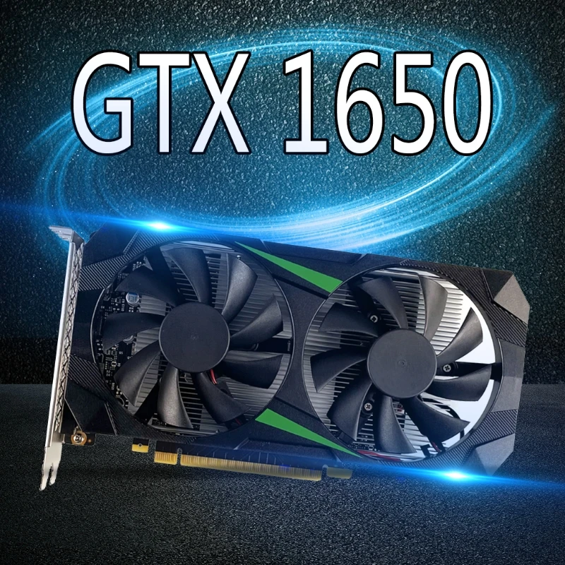 

Видеокарта GTX1650 4G 128 бит DDR6, поддержка оригинальных новых 1650 видеокарт NVIDIA PC CPU GP106 HDMI-compat DVI