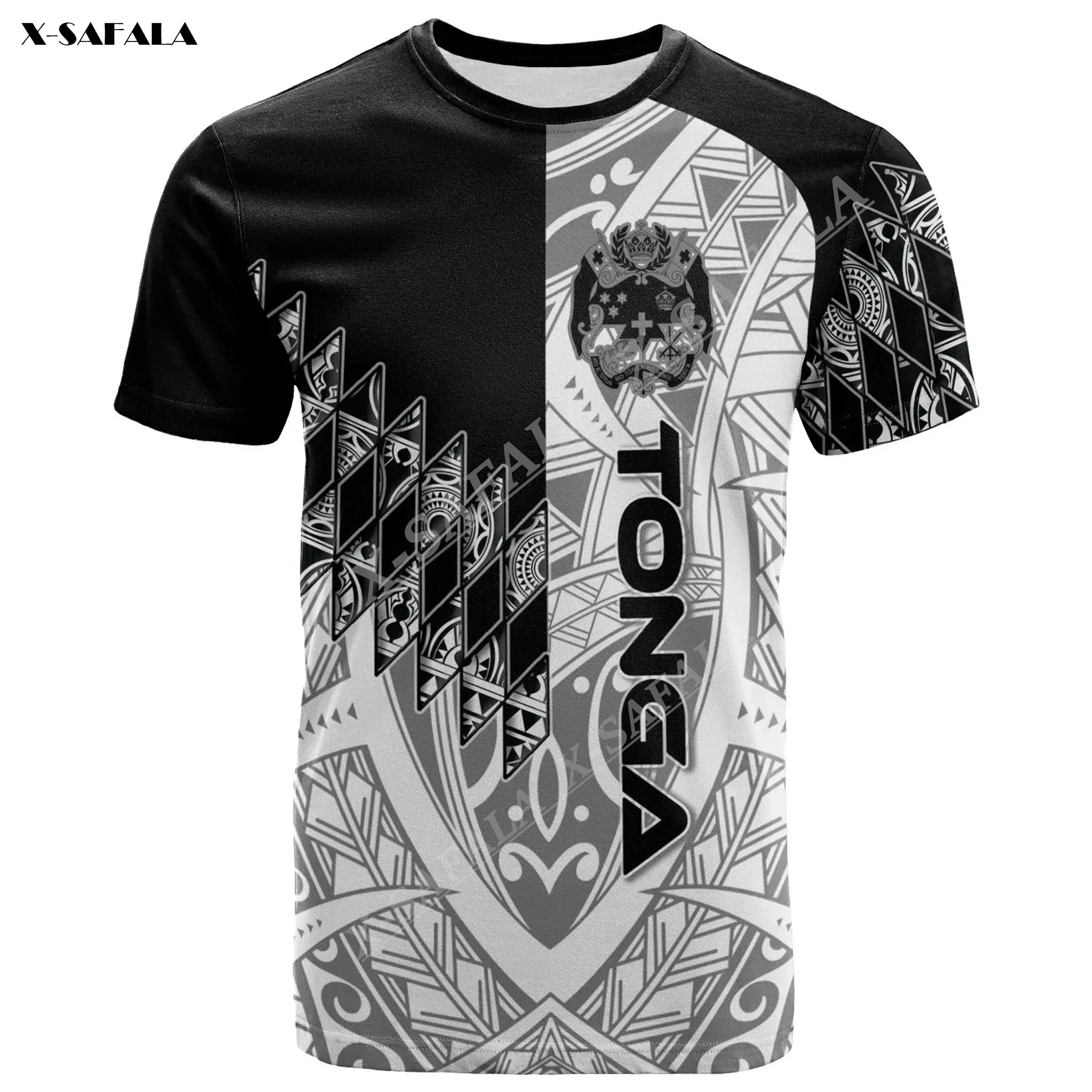 

Tonga Hawaii Polynesian Custom 3D Print Men T-Shirts Tops Tees Short Sleeve Casual Milk Fiber Quick Dry Summer Breathable