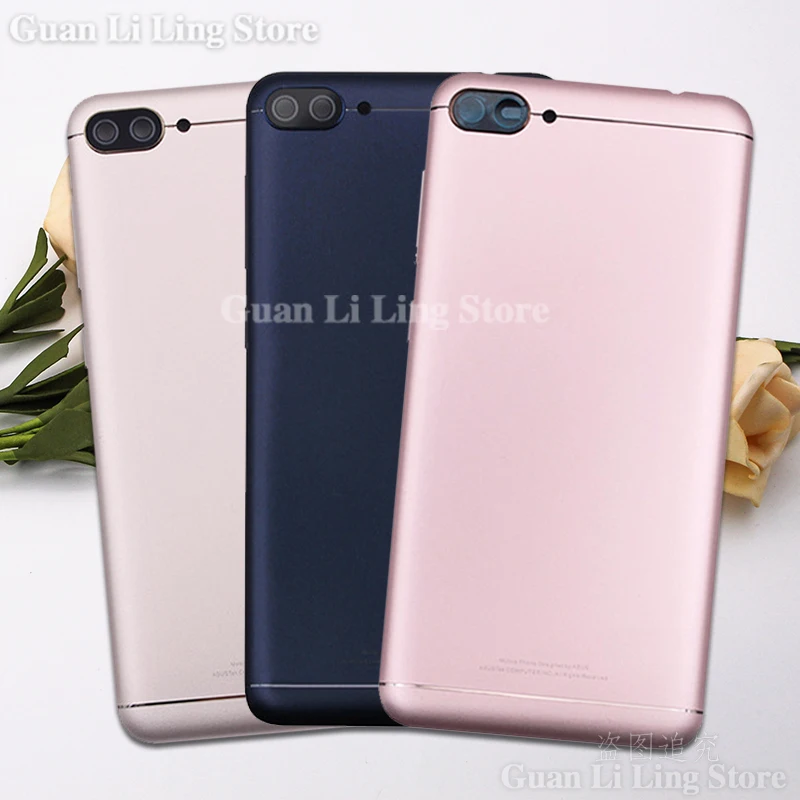 

Новинка для ASUS Zenfone 4 Max ZC520KL задняя крышка батарейного отсека ZC520KL задняя панель пластиковая панель корпус боковая кнопка Замена