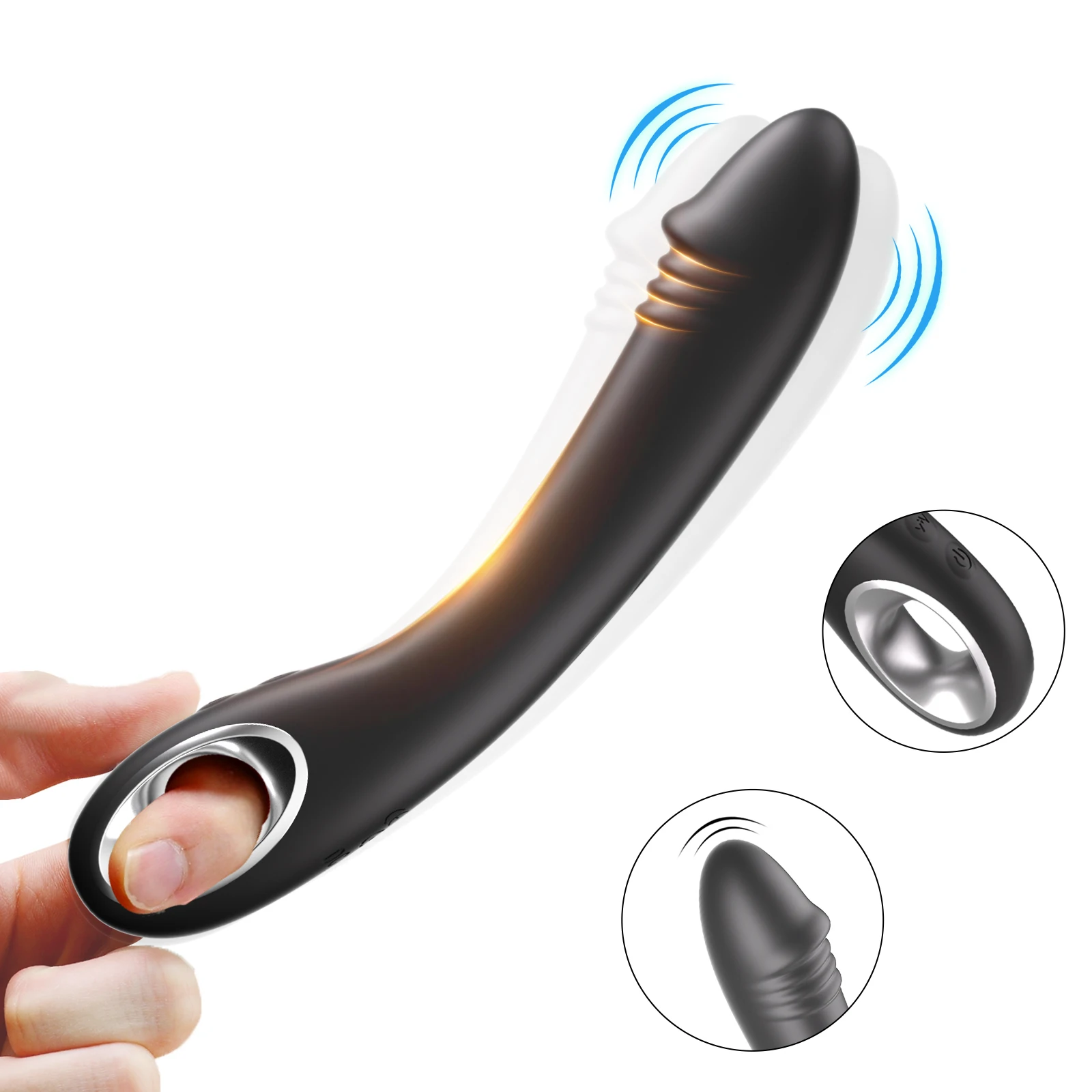 Мощный фаллоимитатор-вибратор для женщин стимулятор точки G AV палочка