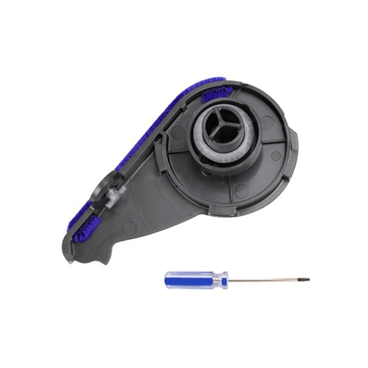 Мягкая роликовая щетка бархатная всасывающая головка торцевая крышка боковая