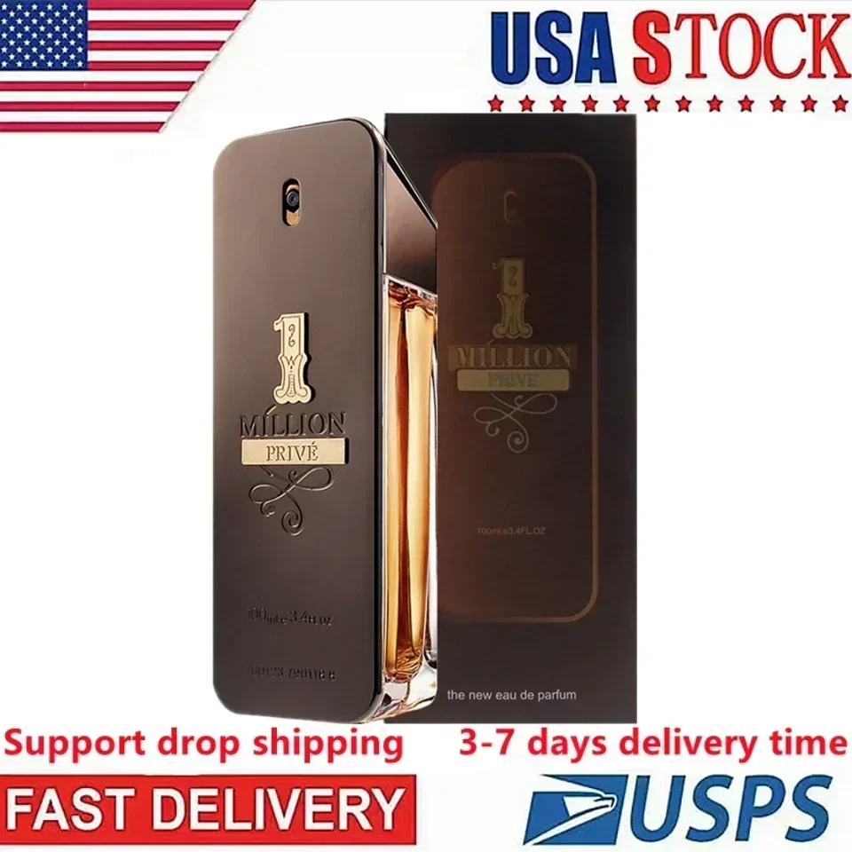 

3-6 Days Shipping To USA Men Spray One Million Prive EDP Long Time Lasting Fragrance Wood Smell Holiday Gift Fragrance for Man