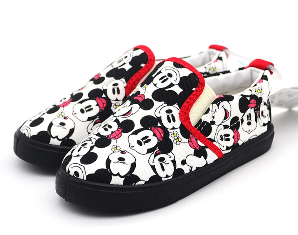 

Disney Cartoon Frozen Car Girls Casual Shoes Dance Shoes Minnie Canvas Single Shoe Softsole Non-Slip Princess Shoes