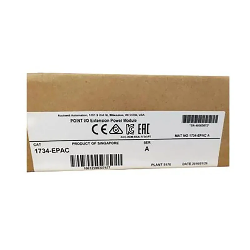 

Brand New Original 1734-EPAC PLC 120 / 240V AC 200mA at 120V AC Extended Power Supply
