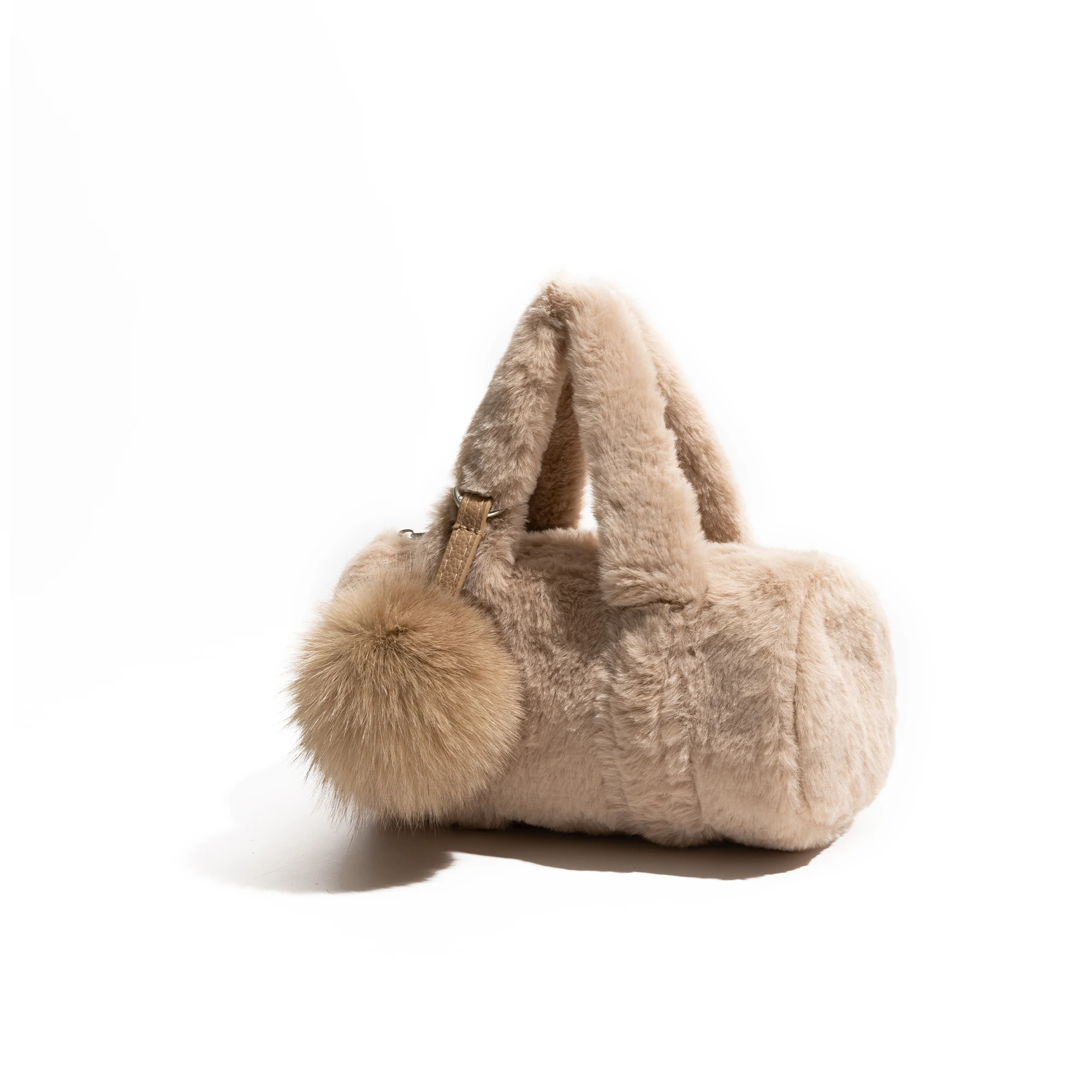 MABULA модная плюшевая пушистая подушка сумка-хобо зимняя подвеска с ворсом простая