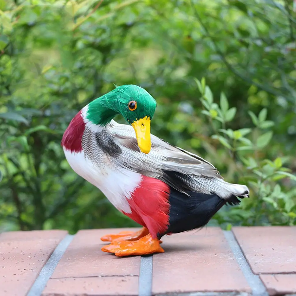 

Handmade Crafts Garden Supplies Pond Lawn Ornament Figurine Pond Ducks Statue Lawn Ducks Sculpture Yard Decorate