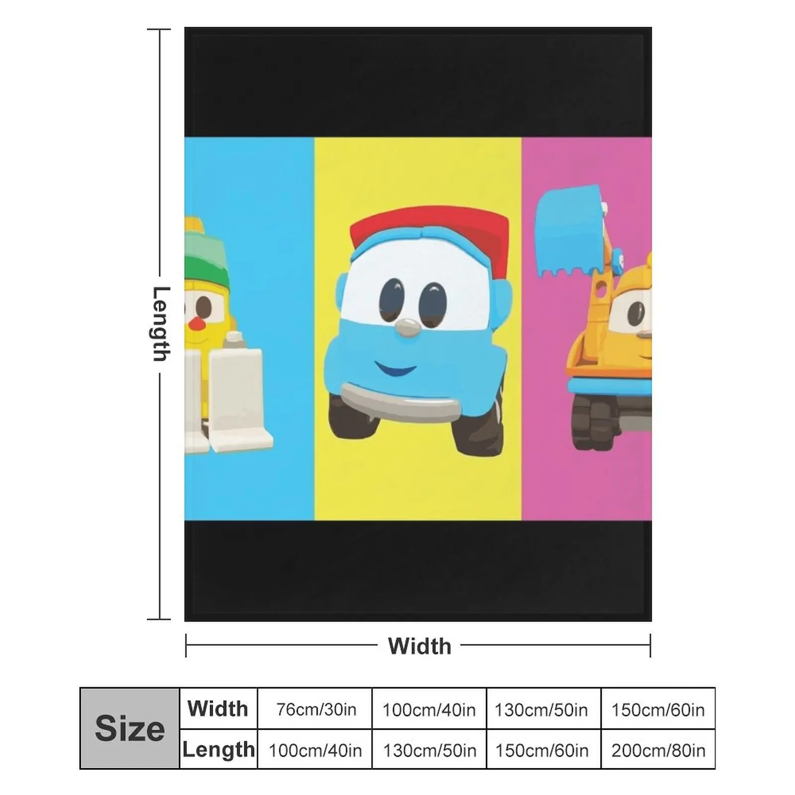 Лев грузовик - поп-арт лифтинг совок и ЛЕВ пледы термобелье для путешествий аниме