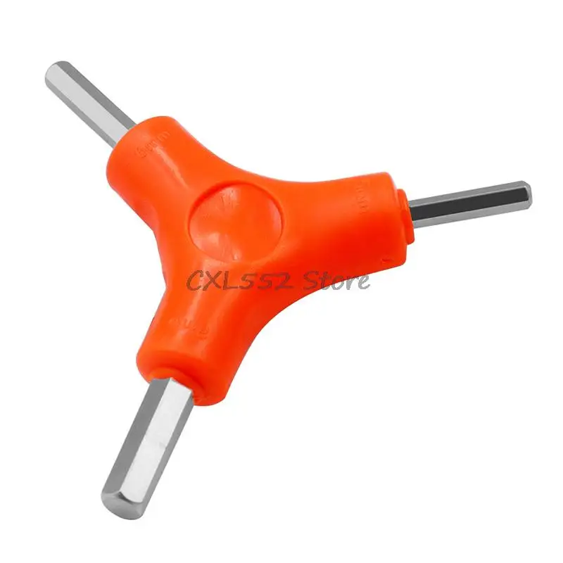 

1 шт. 2,5 3 4 5 6 8 мм три конца комбинация три вилки Y-образный шестигранный ключ инструмент для ремонта велосипеда