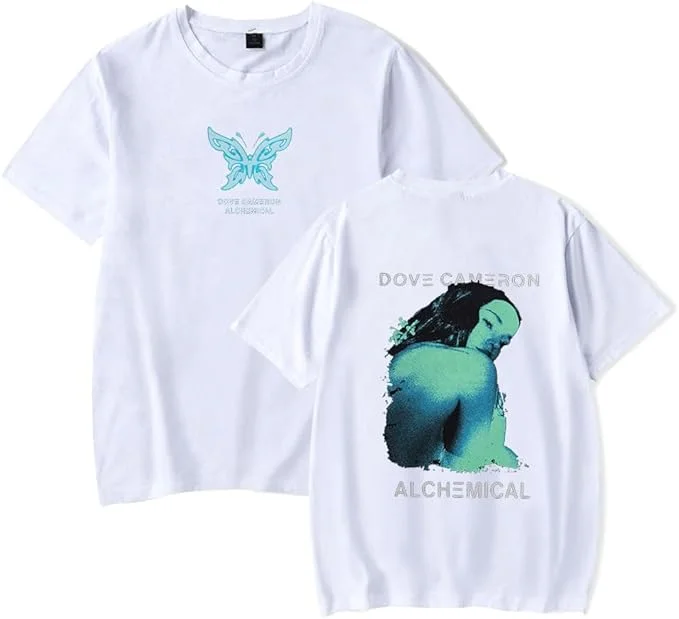 Фото Футболки Dove Cameron Chrysalis Merch, женская одежда, трендовый повседневный топ с короткими рукавами №2