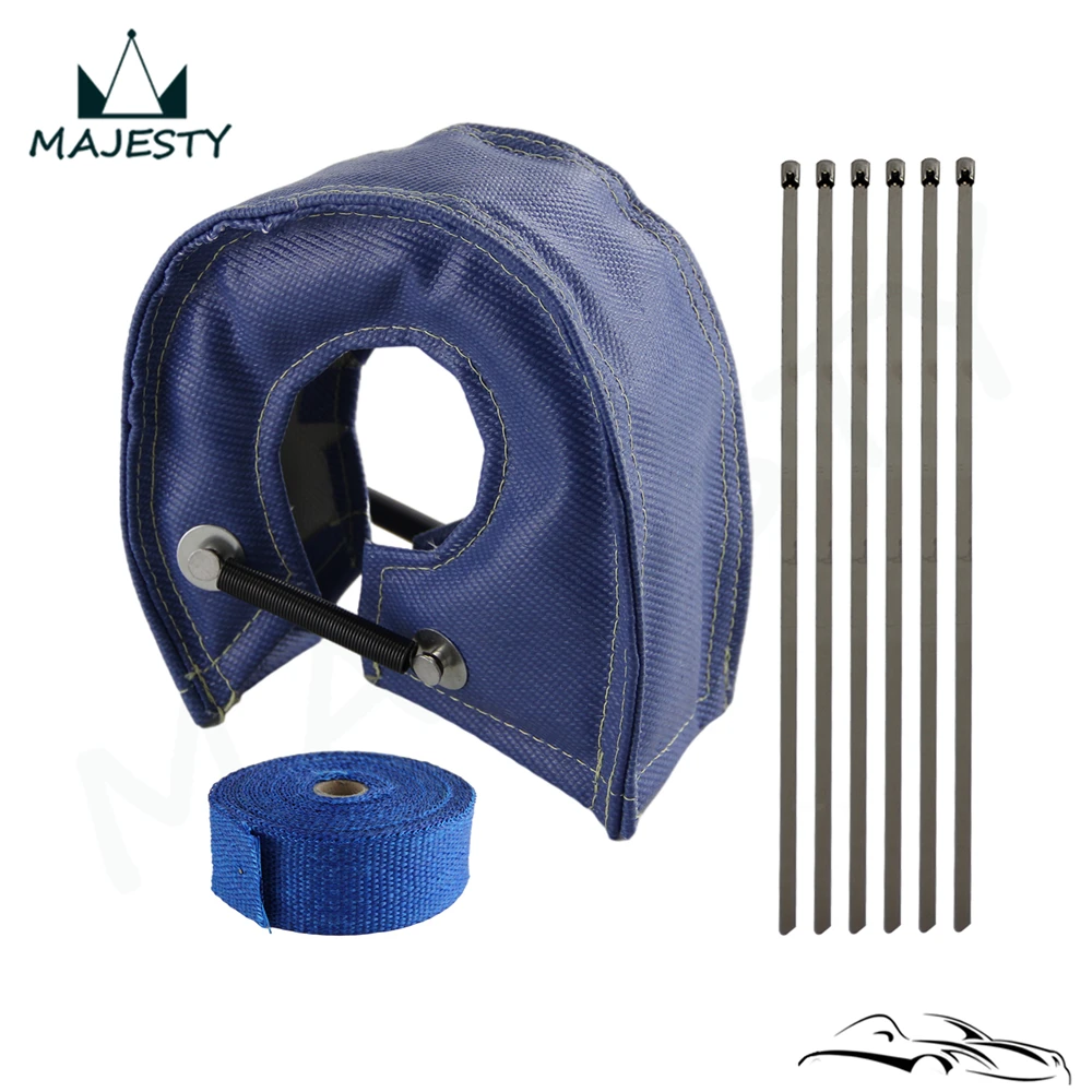 

Turbo Heat Shield Blanket & Exhaust Downpipe Wrap Zip Ties for T25 T28 GT25 GT28 GT30 GT35