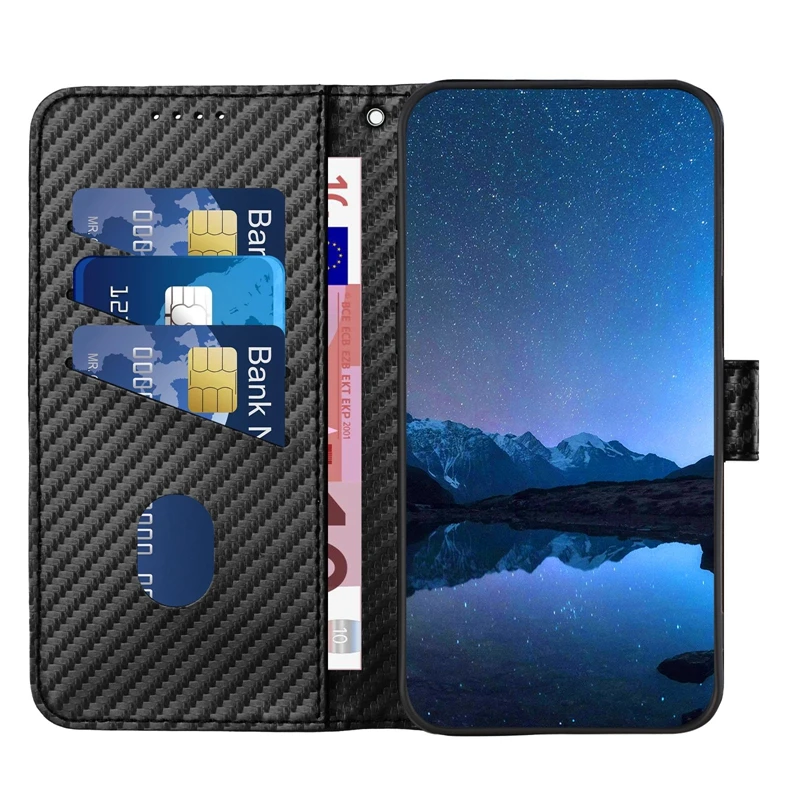 Honor 200 Smart Fashion флип-чехол из углеродного волокна для Lite Funda HONOR Pro однотонный