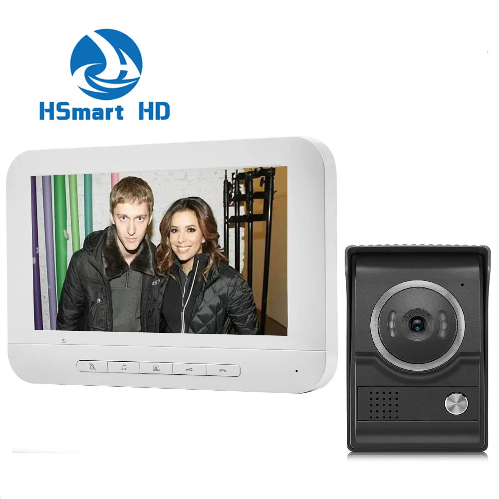Продажа Видеодомофон для квартиры, домашний видеодомофон с монитором 7 дюймов, HD ИК-камера, мини-видеодомофон Дешево Видеодомофон для квартиры, домашний видеодомофон с монитором 7 дюймов, HD ИК-камера, мини-видеодомофон