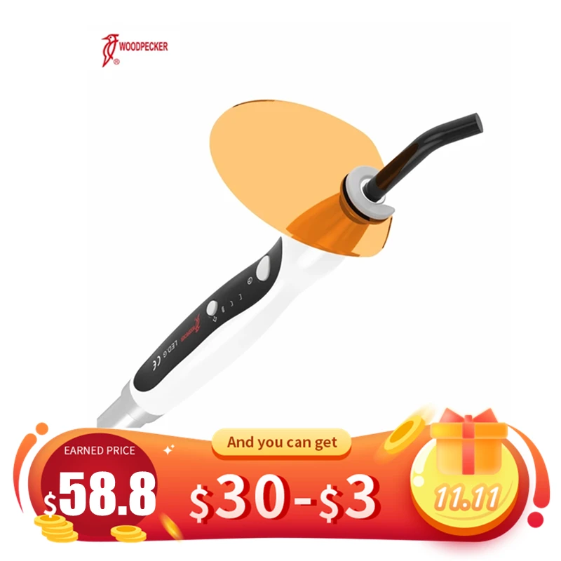 

Woodepcker Curing Lamp LED. G Dental LED Curing Light Built in Dental Chair Unit