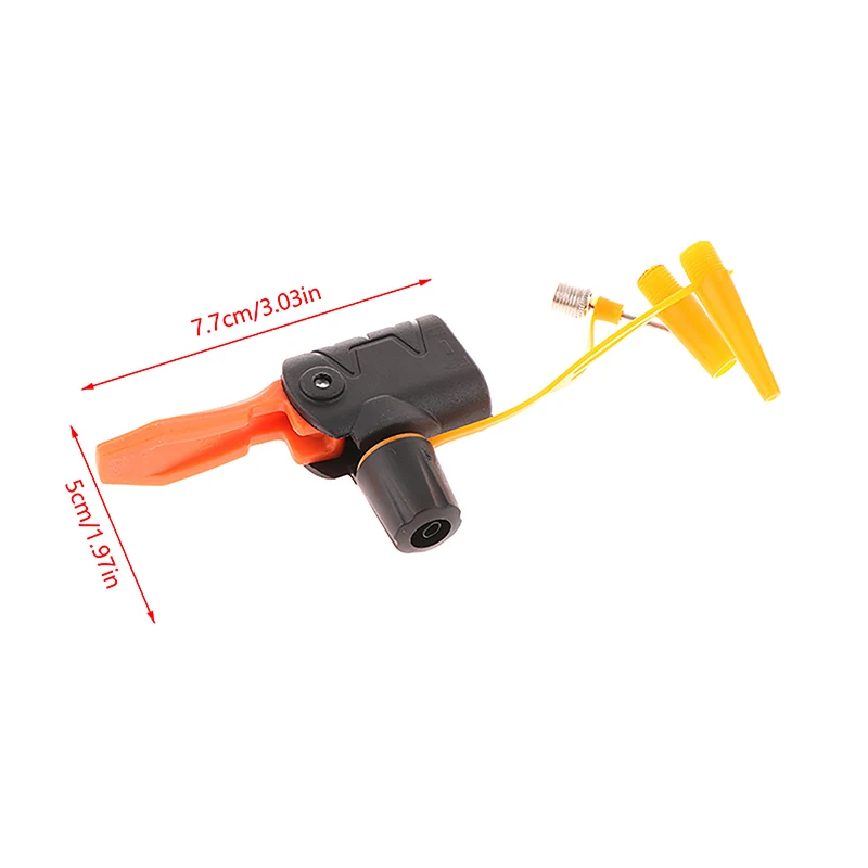 Адаптер сопла для велосипедного насоса ABS накачивания велосипедных шаров