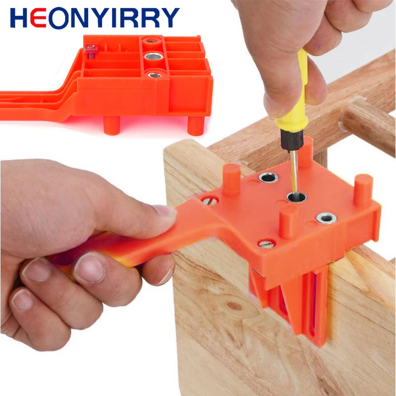 

Woodworking Punch Locator Carpenter Job Tools Hand Tools Handheld 6/8/10mm Drill Bit Hole Puncher For Cross Dowel Drill Jig