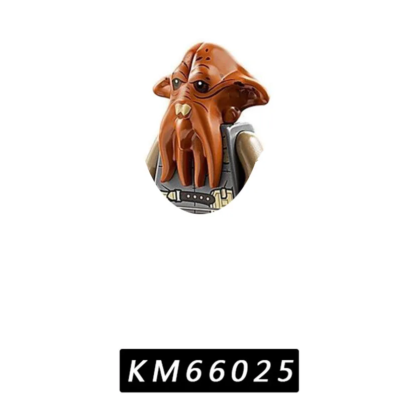 KM66021-KM66028 KM66037-KM66044 Блок Звездные войны мини-фигурка робота игрушечные кирпичи