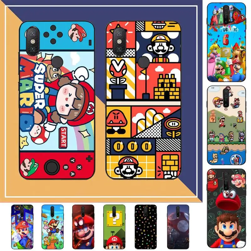 

Bandai Super Mario Phone Case for Redmi Note 8 7 9 4 6 pro max T X 5A 3 10 lite pro