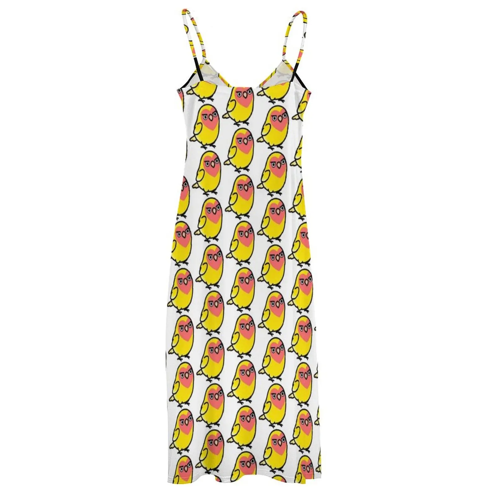 Sassy Lutino Yellow Lovebird Платье без рукавов вечерние платья 2025 женские для особых случаев
