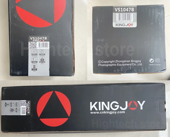 Ручной видеостабилизатор KINGJOY VS1047B 124 см из алюминиевого сплава для стедикам