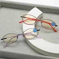 elegant anti blue reading glasses women 100 anti fatigue presbyopic glasses blue light computer grade glasses