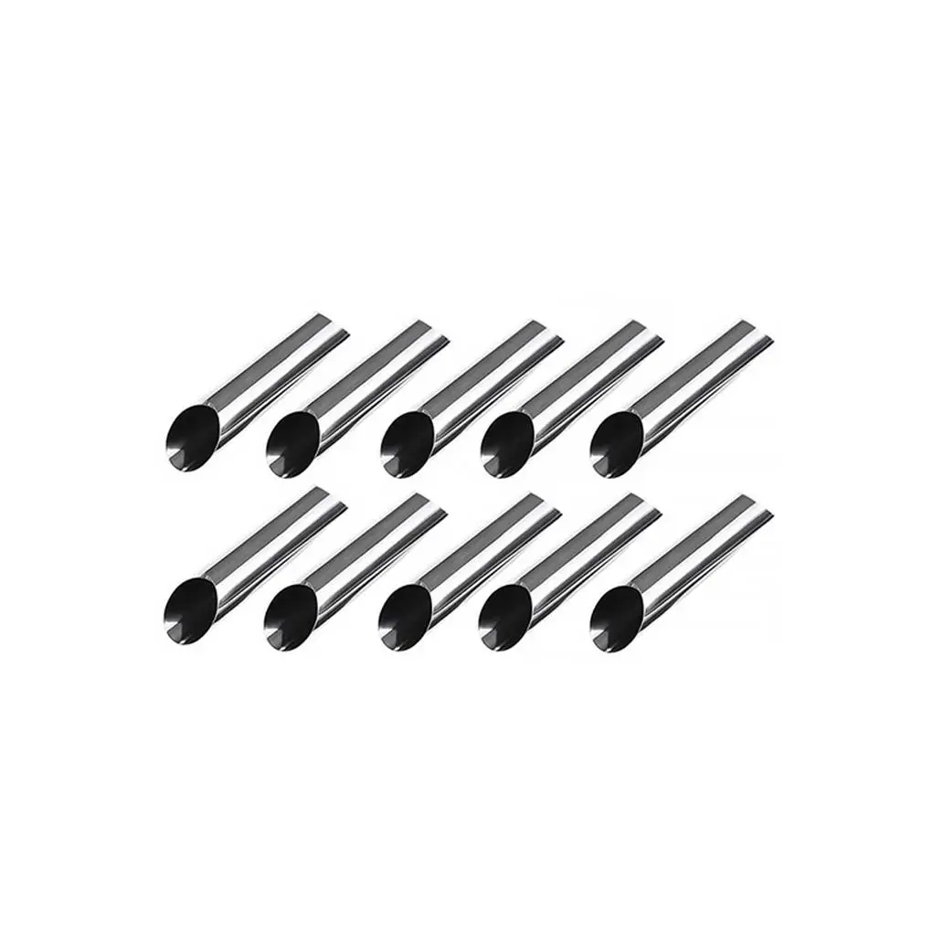 

15pcs Stainless Steel Cannoli Forms Food Grade Cream Horn Mould Cake Horn Mould Cannoli Tubes Shells Pastry Baking Mold