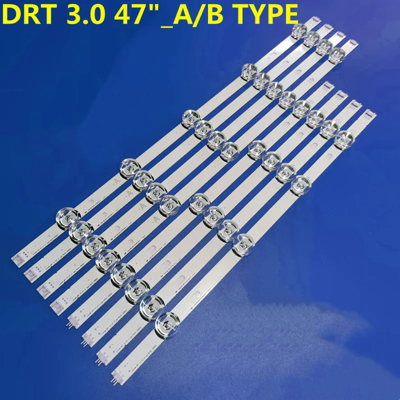 

8PCS LED backlight strip For innotek DRT 3.0 47 inch A B 6916L-1715A 1716A 47LB653V 47LB652V 47LB650V 47LB631V 47LB630V