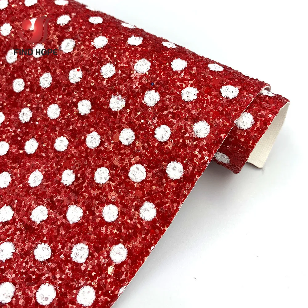 20x120 См В Горошек Массивная Блестящая Ткань Из Искусственной Кожзаменителя С