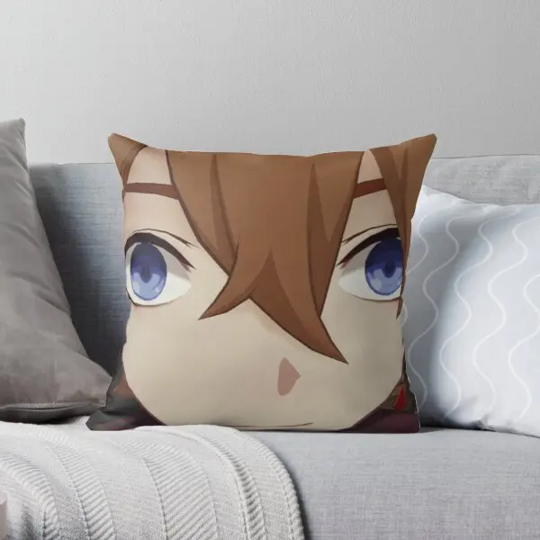 Наволочка для подушки Childe Genshin с ударным принтом модный декоративный квадратный