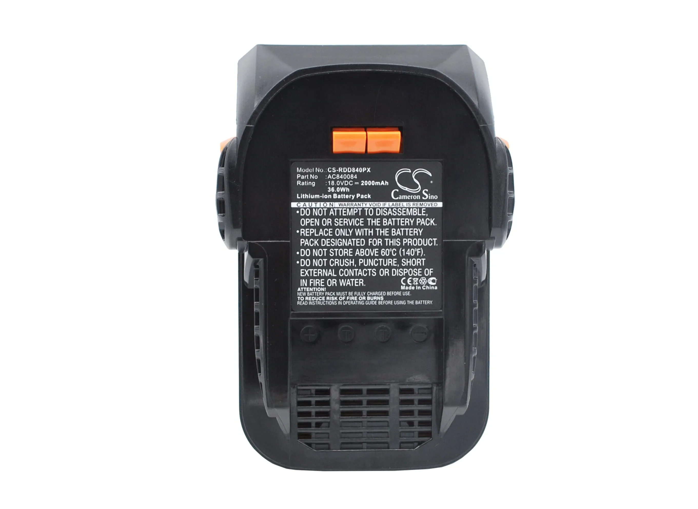 

CS 2000mAh Battery For AEG L1815R L1830R RIDGID AC840084 BFL 18 BHO 18 BKS 18 BMS 18C BS 18C BS 18G BSB 18 BSB 18 G