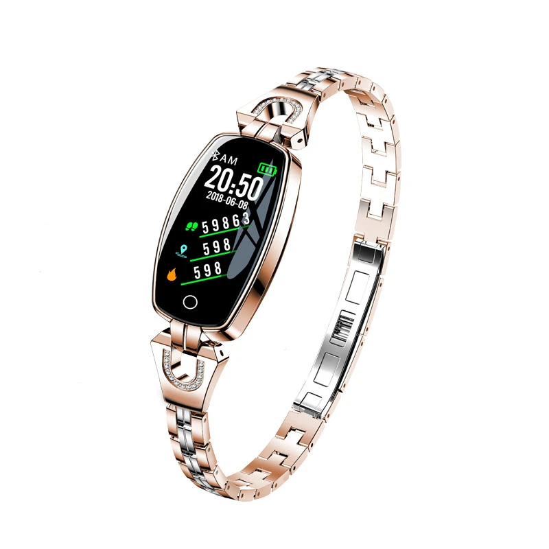 

H8 Women Smart Bracelet Watch Wristband Blood Pressure Heart Rate Monitor Fitness Tracker Smart Band Female Smartwatch