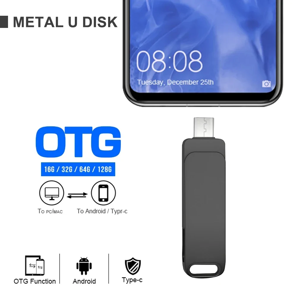 Рисунок 2 - 2 в 1 OTG USB 2,0 и type-C флэш-накопитель