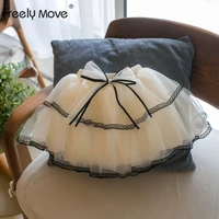 freely move girls tutu skirts bow knot princess pettiskirts kids ballet dancing party skirt children gradient costume clothes