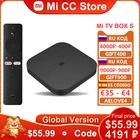ТВ-приставка Xiaomi Mi TV Box S 4K Ultra HD, потоковый медиаплеер, Android 9,0, HDR, 2 ГБ, 8 ГБ, Wi-Fi, BT4.2 Smart TV Box 4