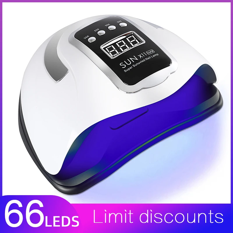 

Лампа для сушки ногтей с умным датчиком, 66 светодиодов