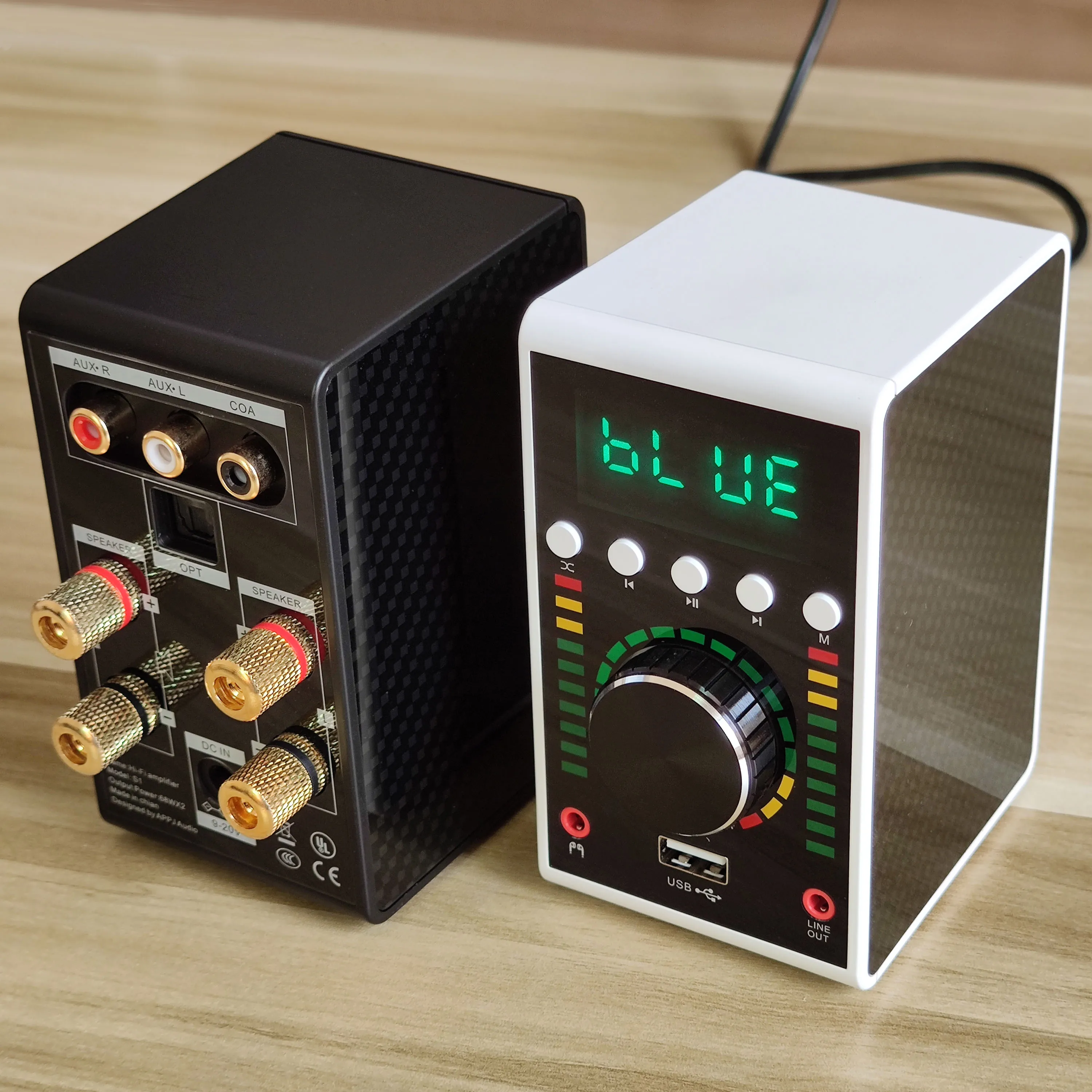 

Миниатюрный усилитель звука HiFi Bluetooth 5.0 класса мощности Ma12070 цифровой усилитель 68 Вт * 2 домашняя аудиосистема автомобильный морской USB/AUX/COA/OPT In