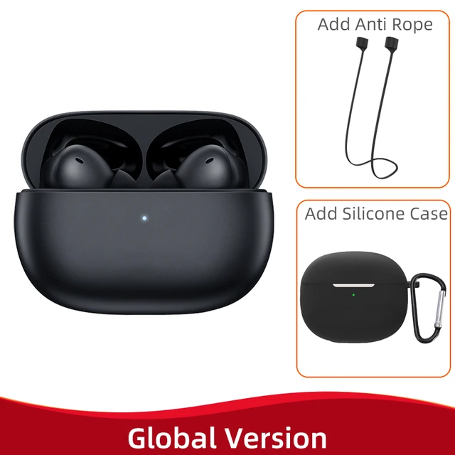 Redmi Buds 4 Pro black Global Version + Anti Rope + black case