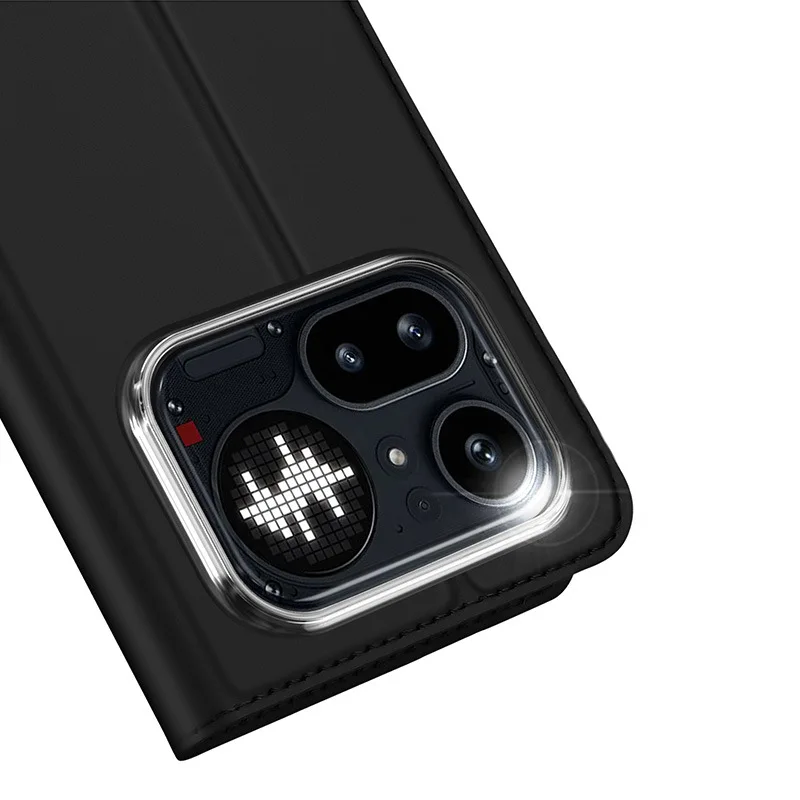 Фото Магнитный флип-чехол Dux Ducis из искусственной кожи для Nothing Phone 4a Pro с отделением для карт, противоударный защитный чехол №3