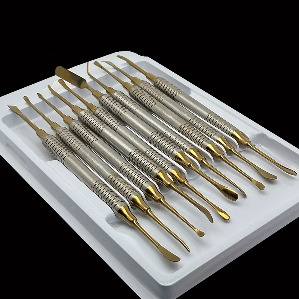 10 шт. стоматологический шпатель для наполнения композитной смолой имплантат из