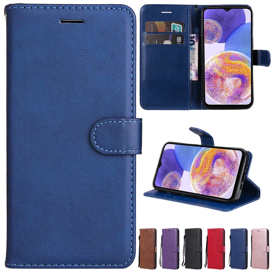 Фото Новый кожаный флип-чехол для Samsung Galaxy A03 Core A12 A13 A23 A32 A33 A51 A52 A53 A71 A72 A73 S22 Ultra S21 Ultra S20 FE S10 №1