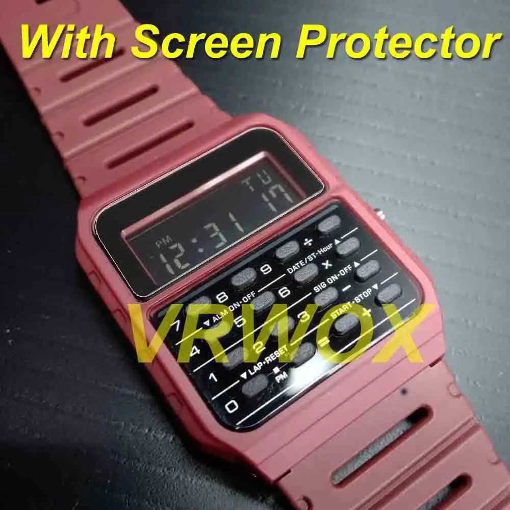 3 Pcs  Protector For CA-53W-1 CA53W-1 CA-53WF-2B CA-53WF-1B CA-53WF-4B CA-53WF-4B Watch Clear TPU  Nano Explosion-proof