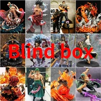 one piece luffy anime blind box model toy small cute hand made gift box to collect lucky box mystery box boy