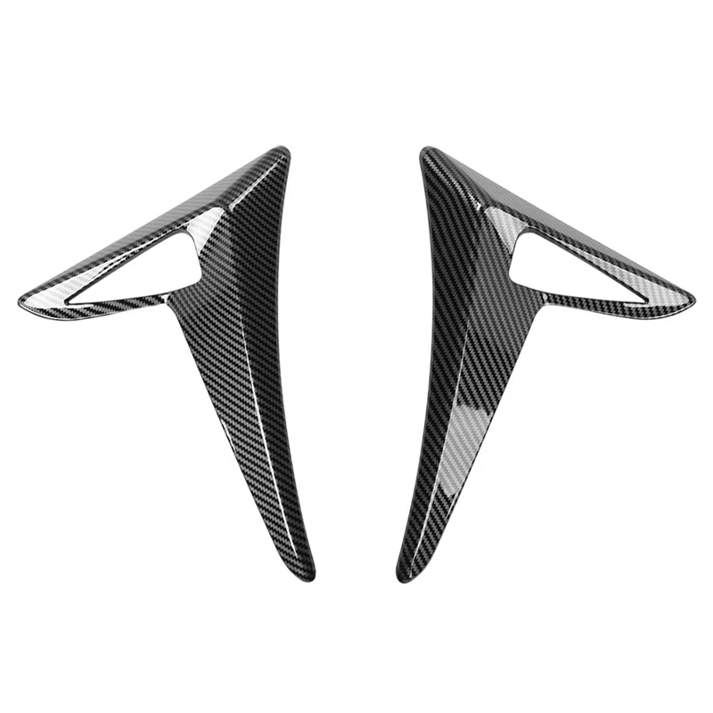

For Tesla Model 3 2017-2020 Side Camera Cover Trim Side Markers Turn Signal Camera Cover Car Exterior Accessories,Carbon